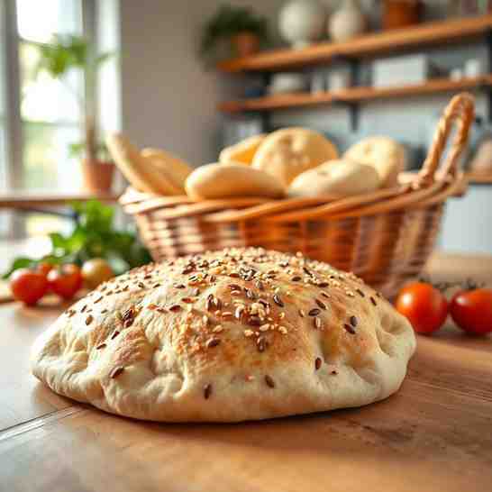 Easy Recipe to Make Bread at Home - Fluffy Cypriot Pita